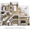 Floor plan: B3A