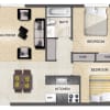 Floor plan: 2 Bedroom
