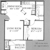 Floor plan: 1/1
