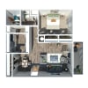 Floor plan: 1 Bedroom 1 Bath
