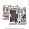 Floor plan: Cabana Three