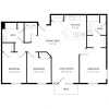 Floor plan: 3 x 2