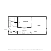 Floor plan: Open One Bedroom