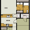 Floor plan: 2 Bedroom
