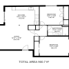Floor plan: 2x1wdp