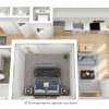 Floor plan: The Garfield (1 Bedroom Alcove)