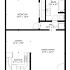 Floor plan: 1X1