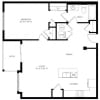 Floor plan: Sugarloaf (1 Bed)