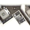 Floor plan: 1 Bed 1 Bath I