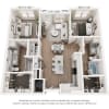 Floor plan: B1 - Lagoon