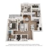 Floor plan: B2 - Carolina
