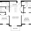 Floor plan: C.1 2x2