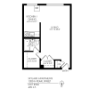 Floor plan: Studio