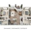 Floor plan: Castlewood (Dual Master)