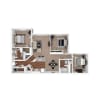 Floor plan: 3 Bedroom