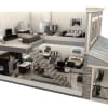 Floor plan: 2 BR Designer Loft