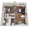 Floor plan: Julep Flats-A1