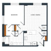 Floor plan: 1V