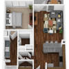 Floor plan: A1D-S