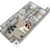 Floor plan: 2 x 2