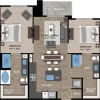 Floor plan: 2+2B - IR*