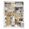 Floor plan: A2 50%