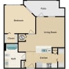 Floor plan: 1