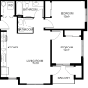 Floor plan: 2A-1