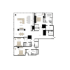 Floor plan: 3-C1