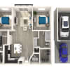Floor plan: B2 with Garage