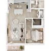 Floor plan: 1 BR - Arbor Summit