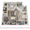 Floor plan: B2-80