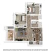 Floor plan:  2x2 Classic