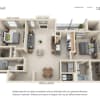 Floor plan: 2-Bedroom 2-Bathroom HC | 1240 sqft
