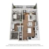 Floor plan: Arbor Hills 2A2