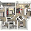 Floor plan: 3x2 Super