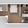 Floor plan: Open 1x1
