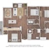 Floor plan: 3AA (Wheelchair Accessible)