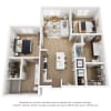 Floor plan: B6