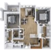 Floor plan: B1B