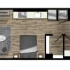 Floor plan: Studio-20W