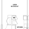Floor plan: Studio G