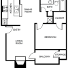 Floor plan: 1B Renovation 2