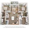 Floor plan: B1C
