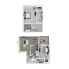 Floor plan: C1- 1184 SQ
