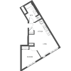 Floor plan: 1x1 - A7
