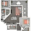 Floor plan: B7-The Artistic | 1,200 SF