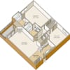 Floor plan: B1R