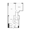 Floor plan: 1 Bed/1 Bath