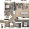 Floor plan: B16-No balcony